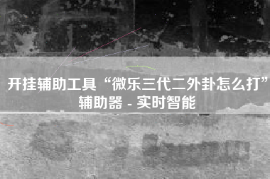 开挂辅助工具“微乐三代二外卦怎么打”辅助器 - 实时智能