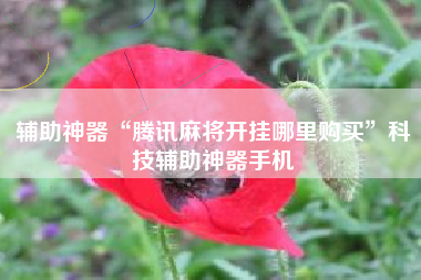 辅助神器“腾讯麻将开挂哪里购买”科技辅助神器手机 辅助神器“腾讯麻将开挂哪里购买”科技辅助神器手机