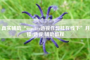 真实辅助“wepoker透视作弊挂在线下”开挂(透视)辅助教程