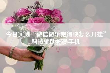 今日实测“微信微乐跑得快怎么开挂”科技辅助神器手机