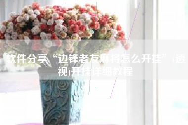 软件分享“边锋老友麻将怎么开挂”(透视)开挂详细教程