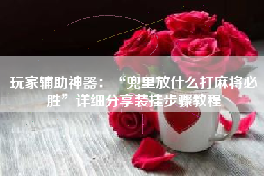 玩家辅助神器：“兜里放什么打麻将必胜”详细分享装挂步骤教程