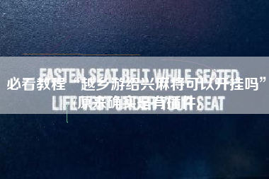 必看教程“越乡游绍兴麻将可以开挂吗”(原来确实是有插件)