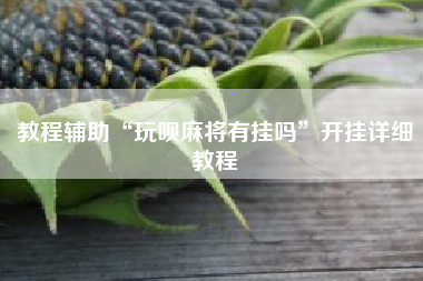 教程辅助“玩呗麻将有挂吗”开挂详细教程 教程辅助“玩呗麻将有挂吗”开挂详细教程