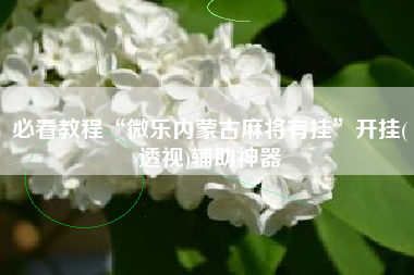 必看教程“微乐内蒙古麻将有挂”开挂(透视)辅助神器 必看教程“微乐内蒙古麻将有挂”开挂(透视)辅助神器