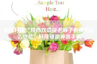 必备科技“陕西欢喜捉老麻子有挂吗怎么安装”科技辅助神器手机