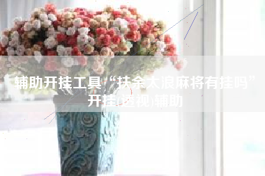 辅助开挂工具“扶余太浪麻将有挂吗”开挂(透视)辅助