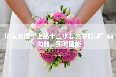 玩家必搜“上品十三水怎么拿好牌”辅助器 - 实时智能