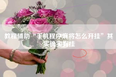 教程辅助“手机程序麻将怎么开挂”其实确实有挂