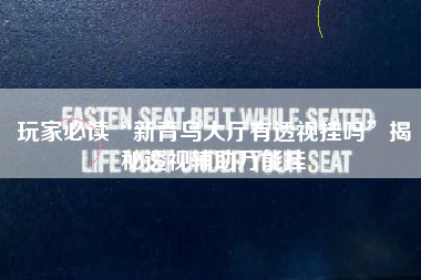 玩家必读“新青鸟大厅有透视挂吗”揭秘透视辅助万能挂