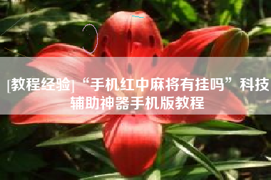 [教程经验]“手机红中麻将有挂吗”科技辅助神器手机版教程