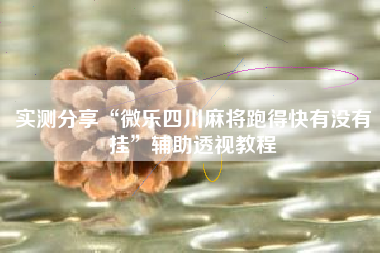 实测分享“微乐四川麻将跑得快有没有挂”辅助透视教程 实测分享“微乐四川麻将跑得快有没有挂”辅助透视教程