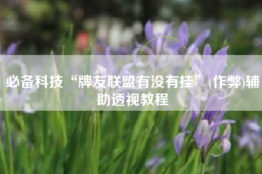 必备科技“牌友联盟有没有挂”(作弊)辅助透视教程 必备科技“牌友联盟有没有挂”(作弊)辅助透视教程