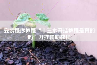 安装程序教程“十三水开挂教程是真的吗”开挂辅助教程 安装程序教程“十三水开挂教程是真的吗”开挂辅助教程