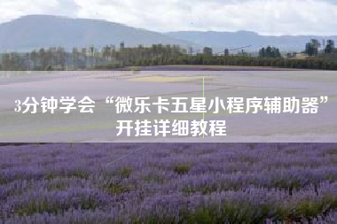 3分钟学会“微乐卡五星小程序辅助器”开挂详细教程 3分钟学会“微乐卡五星小程序辅助器”开挂详细教程