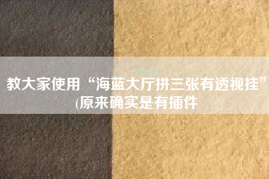 教大家使用“海蓝大厅拼三张有透视挂”(原来确实是有插件 教大家使用“海蓝大厅拼三张有透视挂”(原来确实是有插件