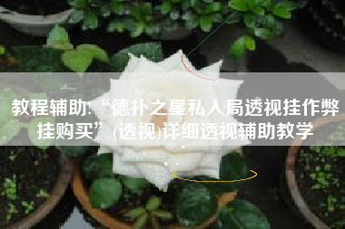 教程辅助!“德扑之星私人局透视挂作弊挂购买”(透视)详细透视辅助教学 教程辅助!“德扑之星私人局透视挂作弊挂购买”(透视)详细透视辅助教学