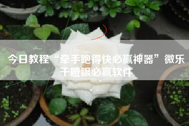 今日教程“牵手跑得快必赢神器”微乐干瞪眼必赢软件 今日教程“牵手跑得快必赢神器”微乐干瞪眼必赢软件