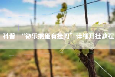 科普|“微乐掼蛋有挂吗”详细开挂教程 科普|“微乐掼蛋有挂吗”详细开挂教程