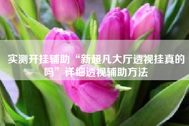 实测开挂辅助“新超凡大厅透视挂真的吗”详细透视辅助方法