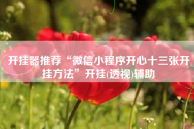 开挂器推荐“微信小程序开心十三张开挂方法”开挂(透视)辅助