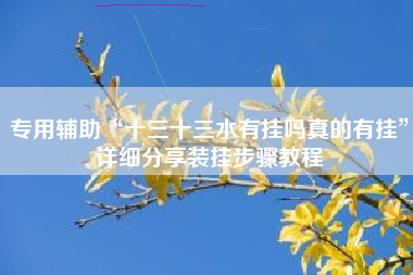 专用辅助“十三十三水有挂吗真的有挂”详细分享装挂步骤教程 专用辅助“十三十三水有挂吗真的有挂”详细分享装挂步骤教程