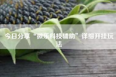 今日分享“微乐科技辅助”详细开挂玩法 今日分享“微乐科技辅助”详细开挂玩法