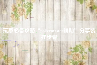 玩家必备攻略“pokermaster辅助”分享装挂步骤 玩家必备攻略“pokermaster辅助”分享装挂步骤