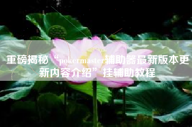 重磅揭秘“pokermaster辅助器最新版本更新内容介绍”挂辅助教程