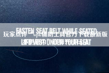 玩家点评“wpk辅助工具官方下载最新版本更新内”详细开挂玩法