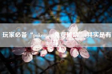 玩家必备“pokemmo免费辅助”(其实是有挂)