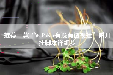 推荐一款“WePoKer有没有透视挂”附开挂脚本详细步 推荐一款“WePoKer有没有透视挂”附开挂脚本详细步
