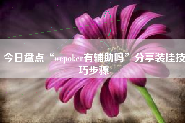 今日盘点“wepoker有辅助吗”分享装挂技巧步骤