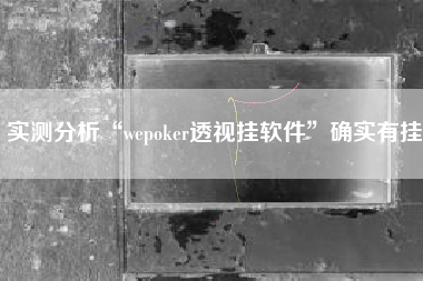 实测分析“wepoker透视挂软件”确实有挂