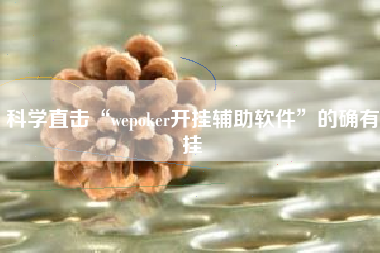 科学直击“wepoker开挂辅助软件”的确有挂